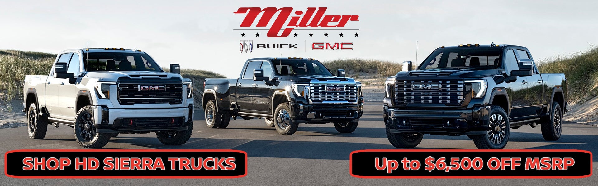 Big Savings on HD trucks this month at Miller Auto