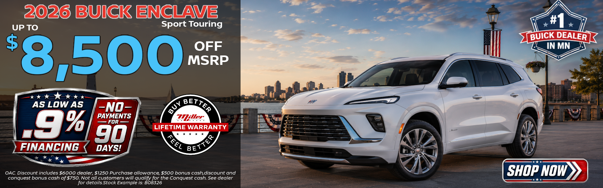 Big savings on Buick this month at Miller Auto Plaza