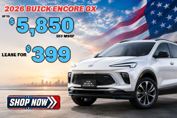 Big Savings on the Buick encore GX this month