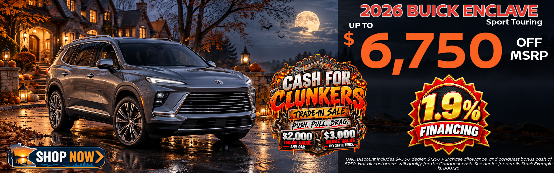 Big savings on Buick this month