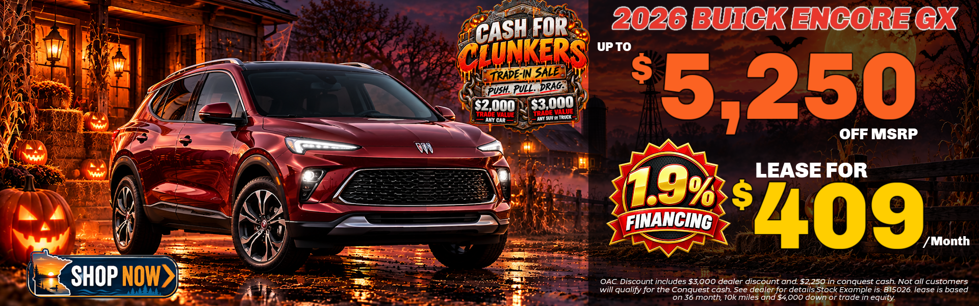 Big savings on Buick this month
