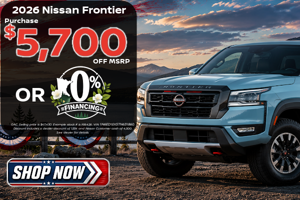 Big Savings on Nissan This month at Miller Auto plaza