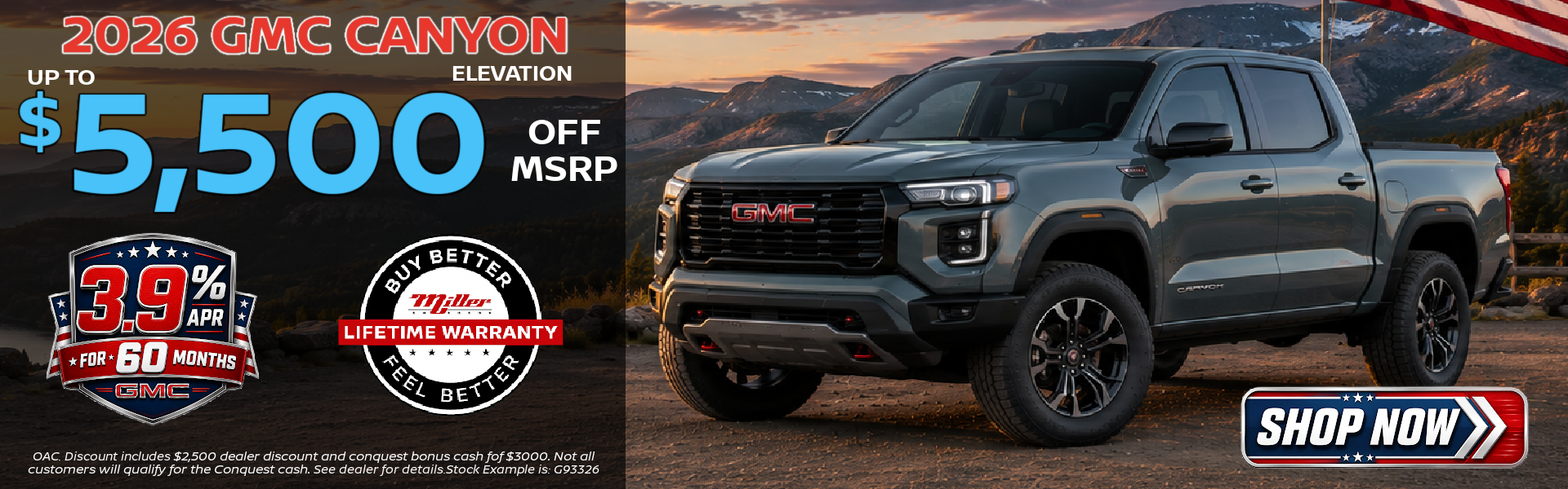 Big Savings on GMC this month at Miller Auto Plaza