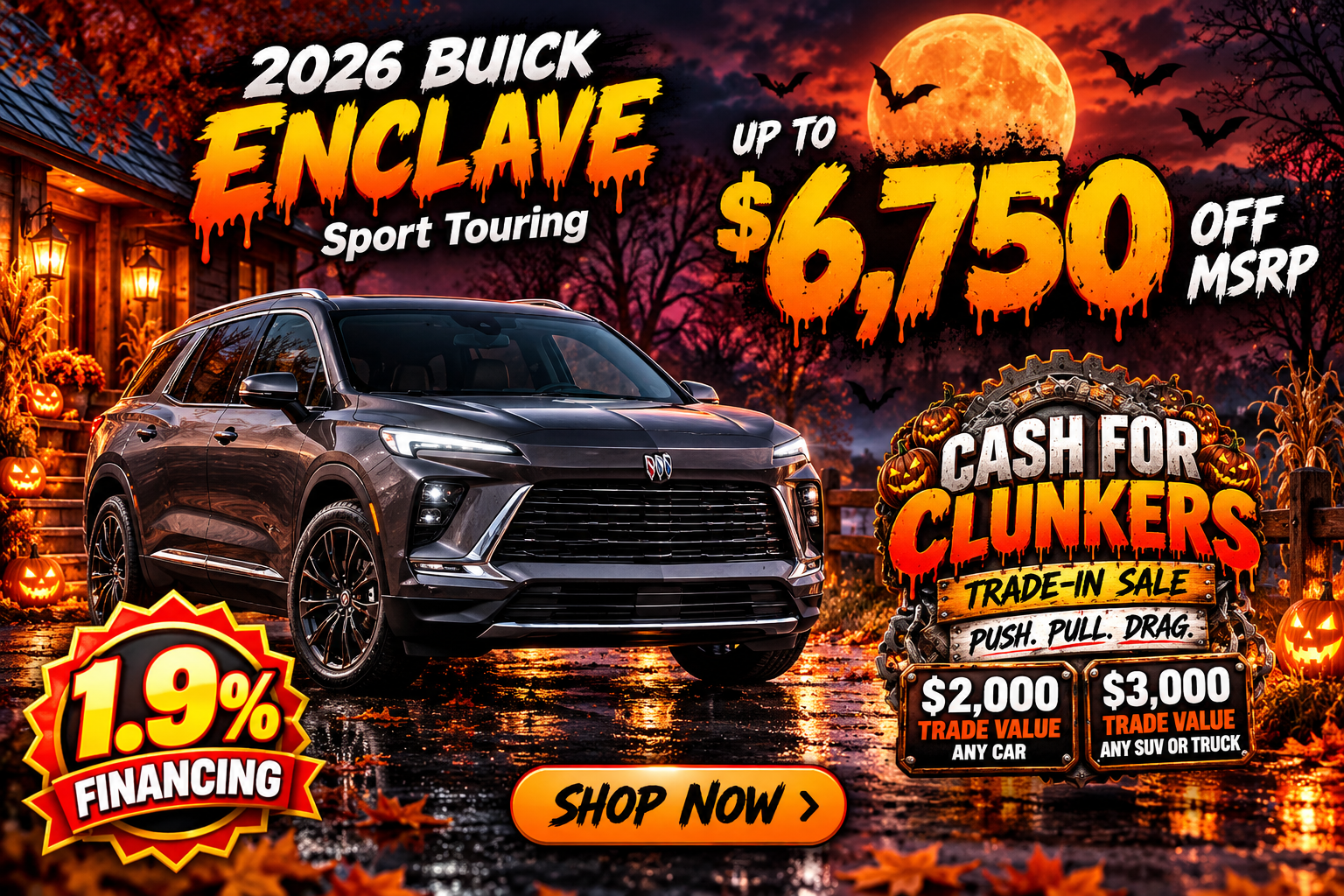Big savings on Buick this month
