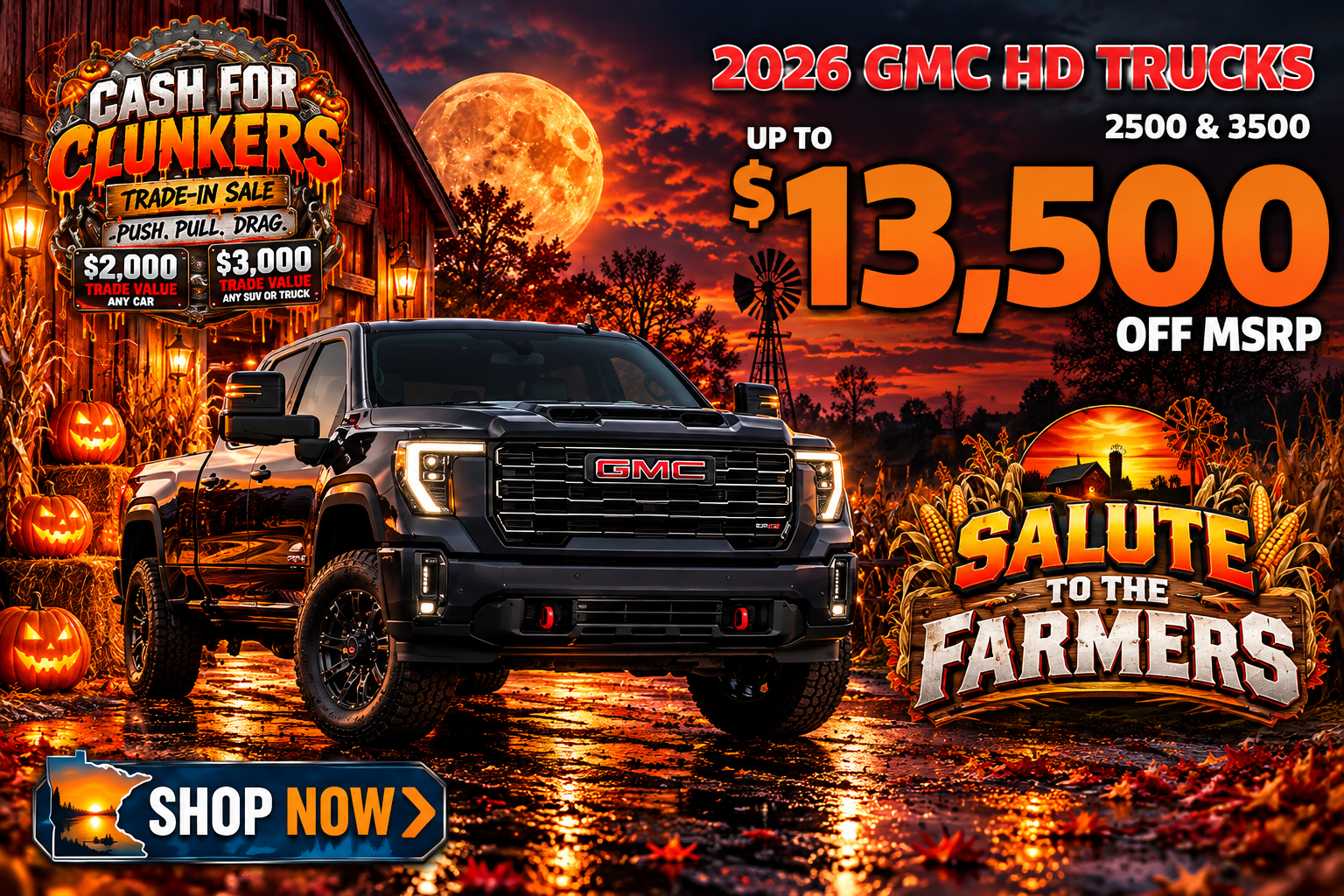 Big savings on Big Trucks this month