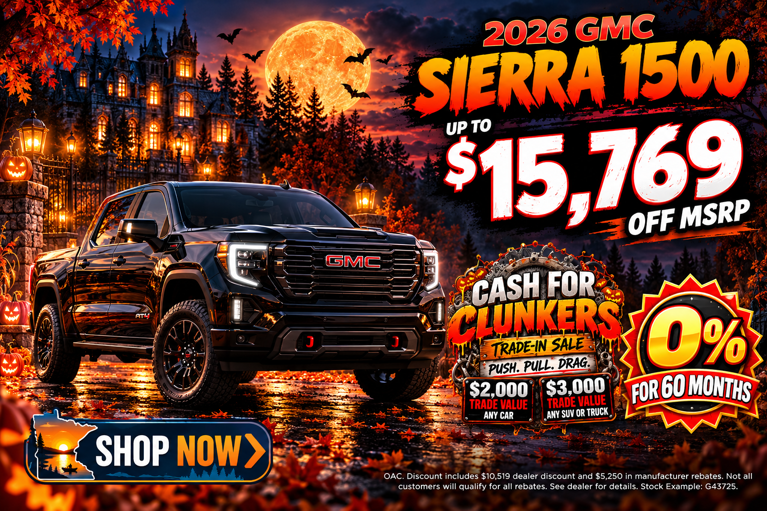 Big savings on trucks this month