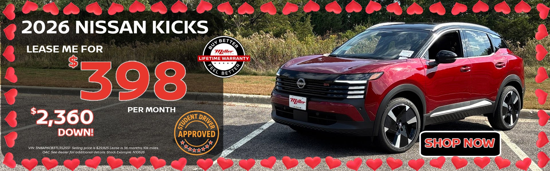 Big Savings on Nissan Kicks this month