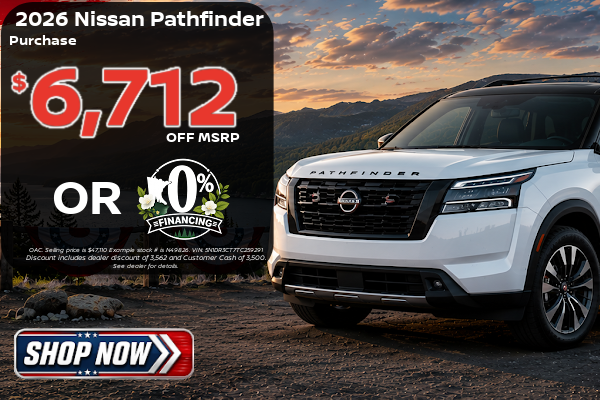 Big Savings on Nissan This month at Miller Auto plaza