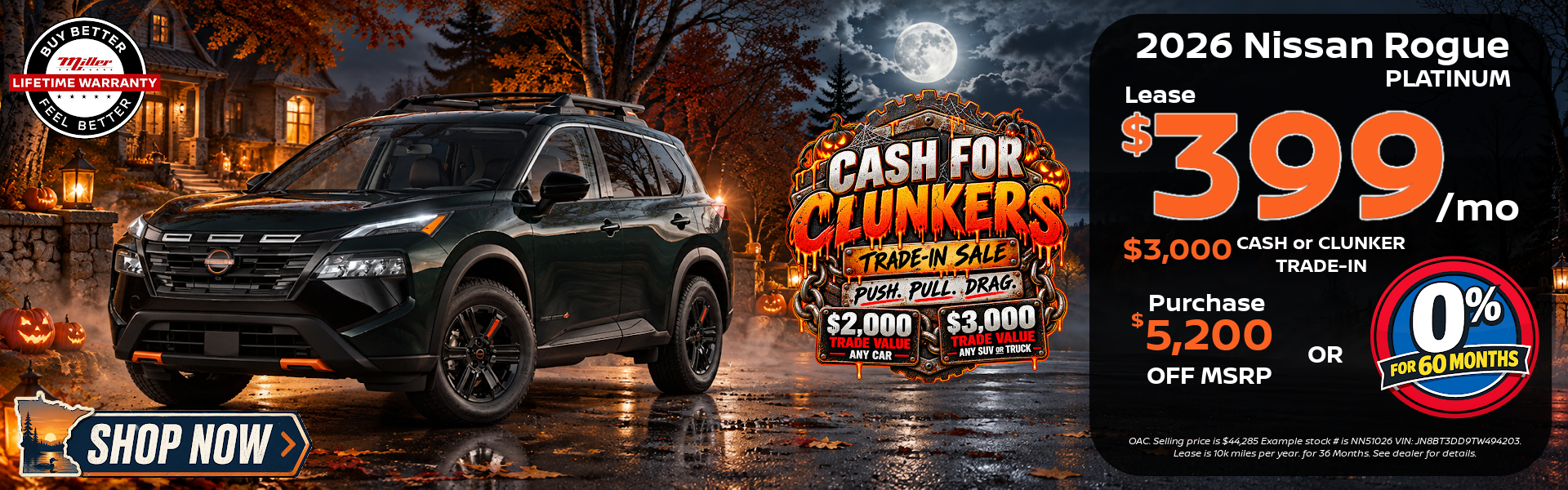 Big savings on Nissan Rogue