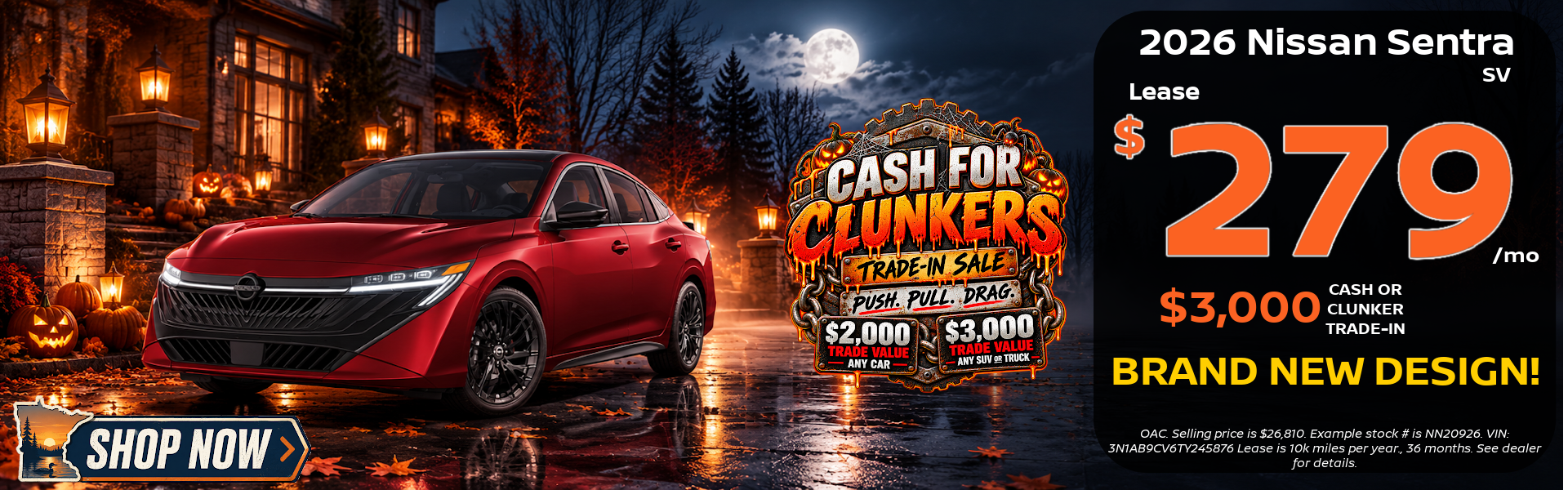 Big savings on Nissan Sentra this month