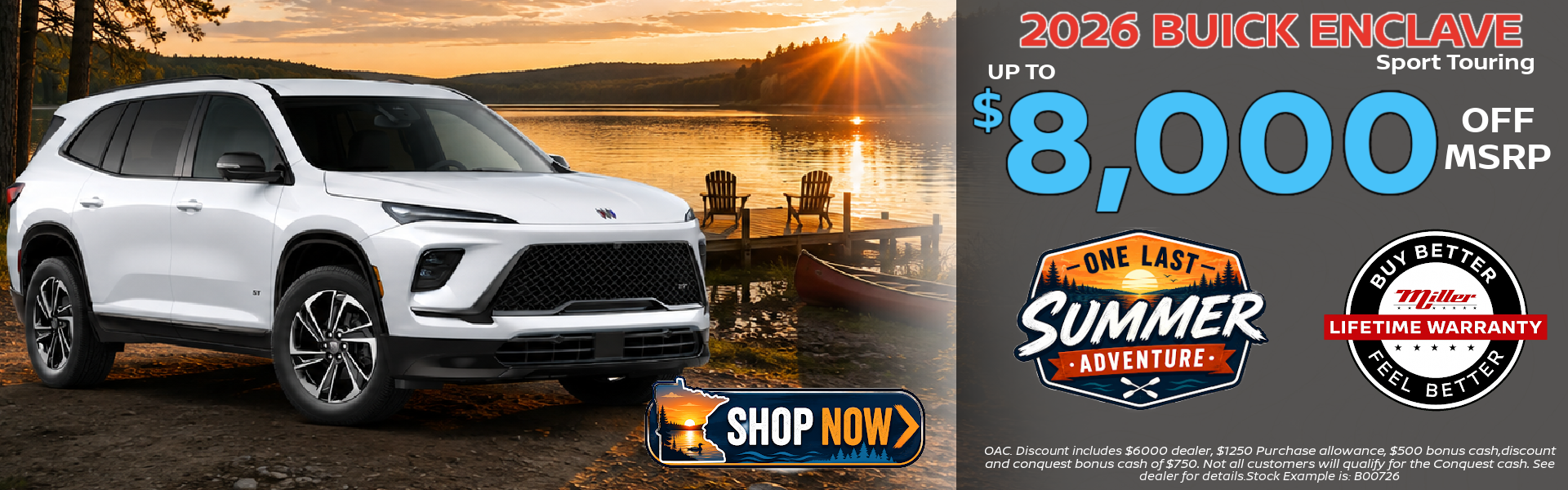 Big discount on the Buick Enclave this month
