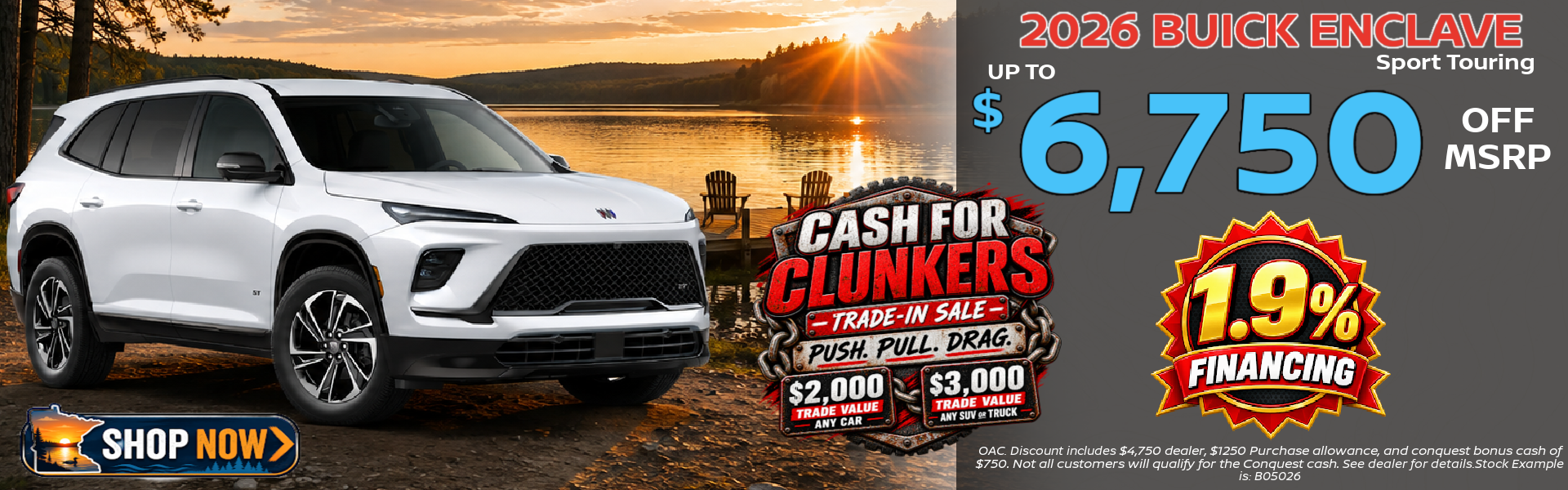 Big Savings on Buick and GMC this month at Miller