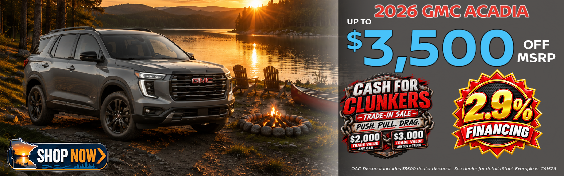 Big Savings on Buick and GMC this month at Miller