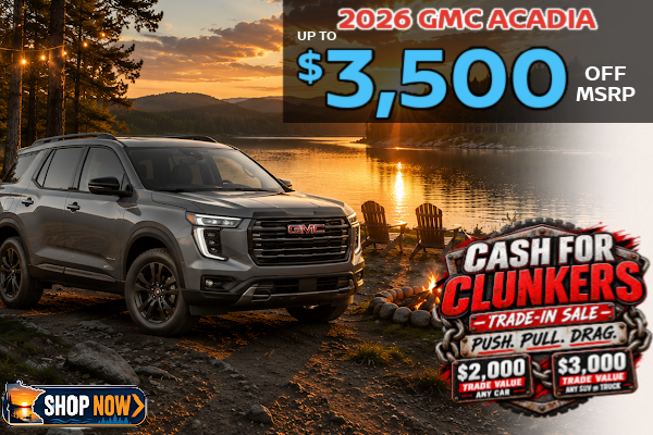Big Savings on Buick and GMC this month at Miller