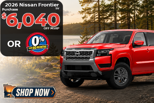 Big Discount on the Nissan Frontier this month