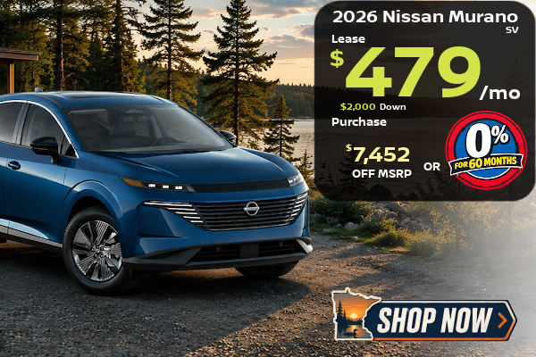 Lease special on the Nissan Murano this month