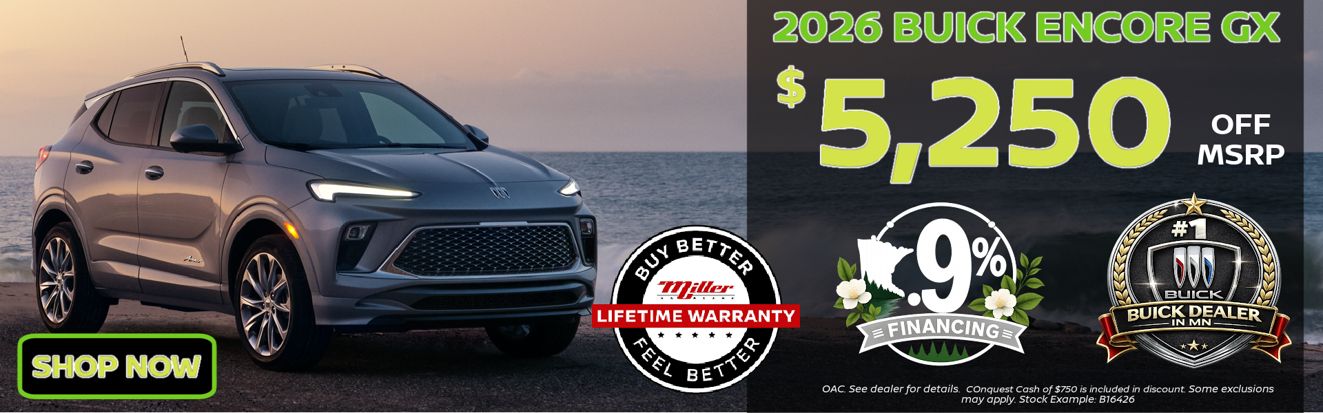 Big Savings on GMC and Buick at Miller in May
