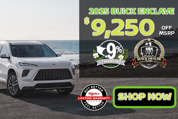 Big Savings on GMC and Buick at Miller in May