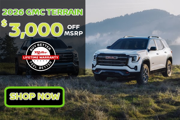 Big Savings on GMC and Buick at Miller in May