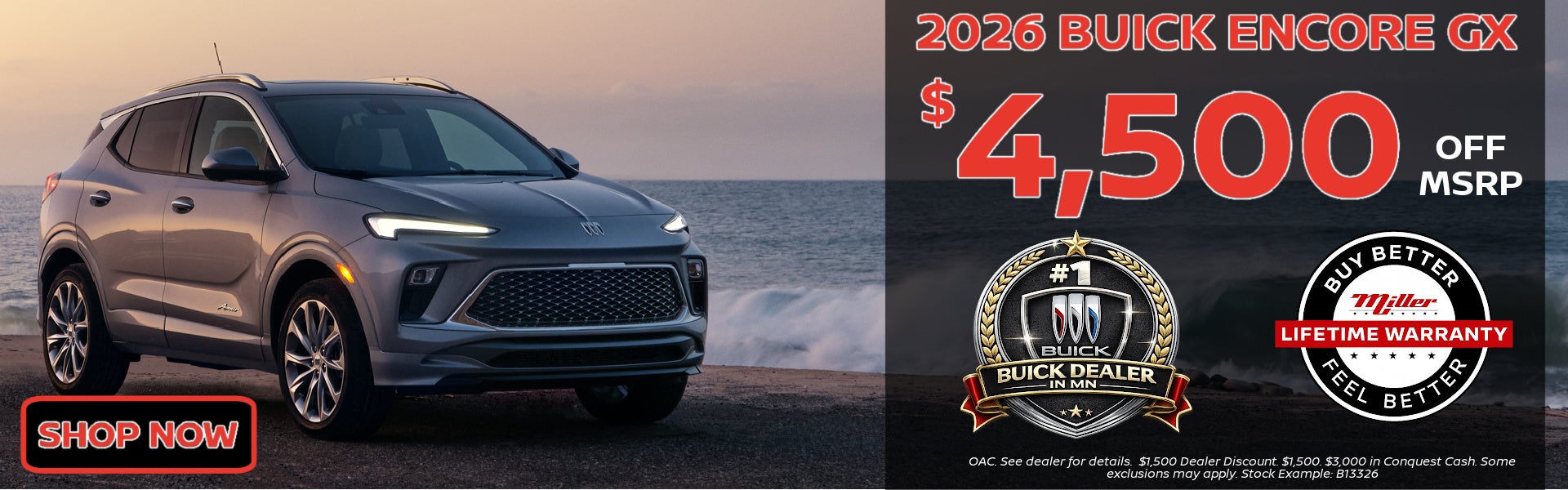 Big Savings on the Buick Encore this month