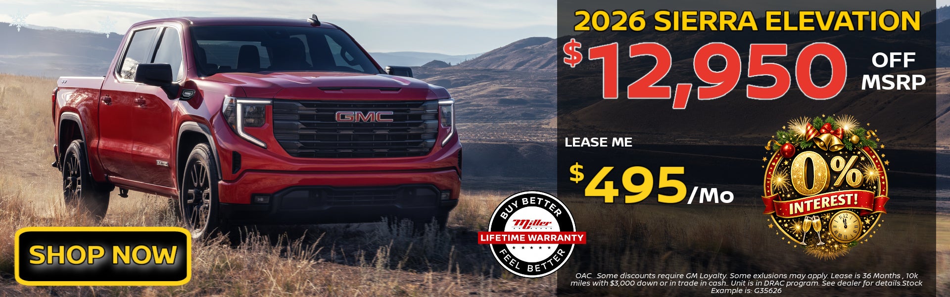 Big Savings on GMC Sierra Trucks this month